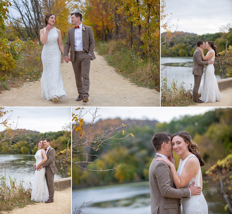 Newlywed nature walk
