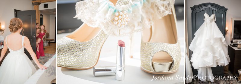 A close up of a lipstick and shoes