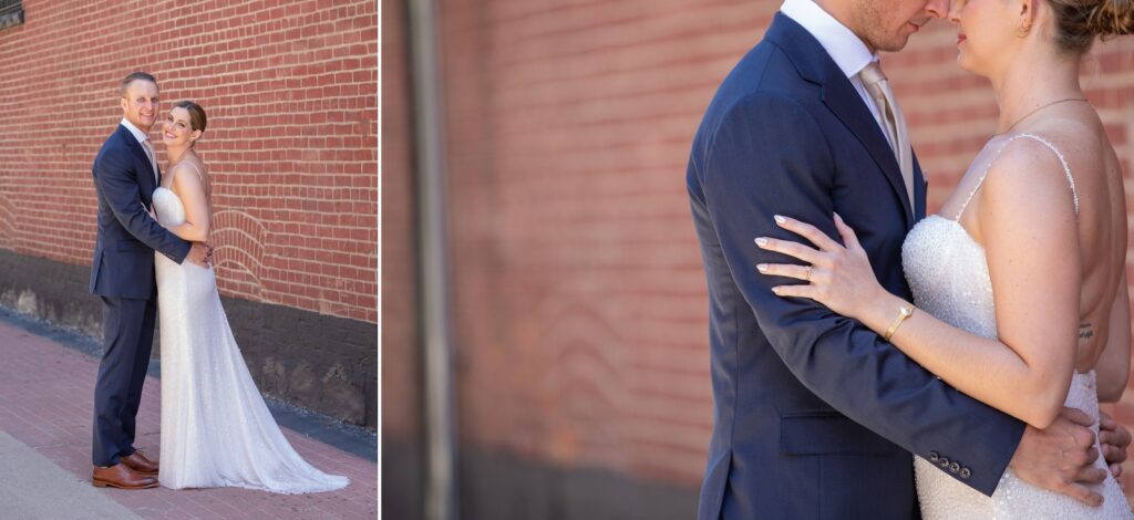 A man in a suit holding something in his hands.