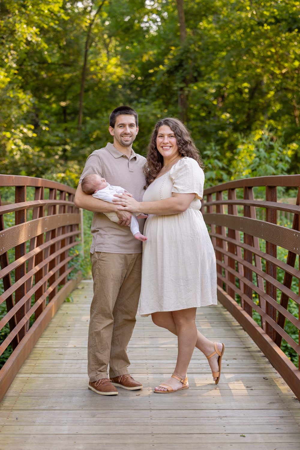 A couple's first baby and the baby's first photo shoot.